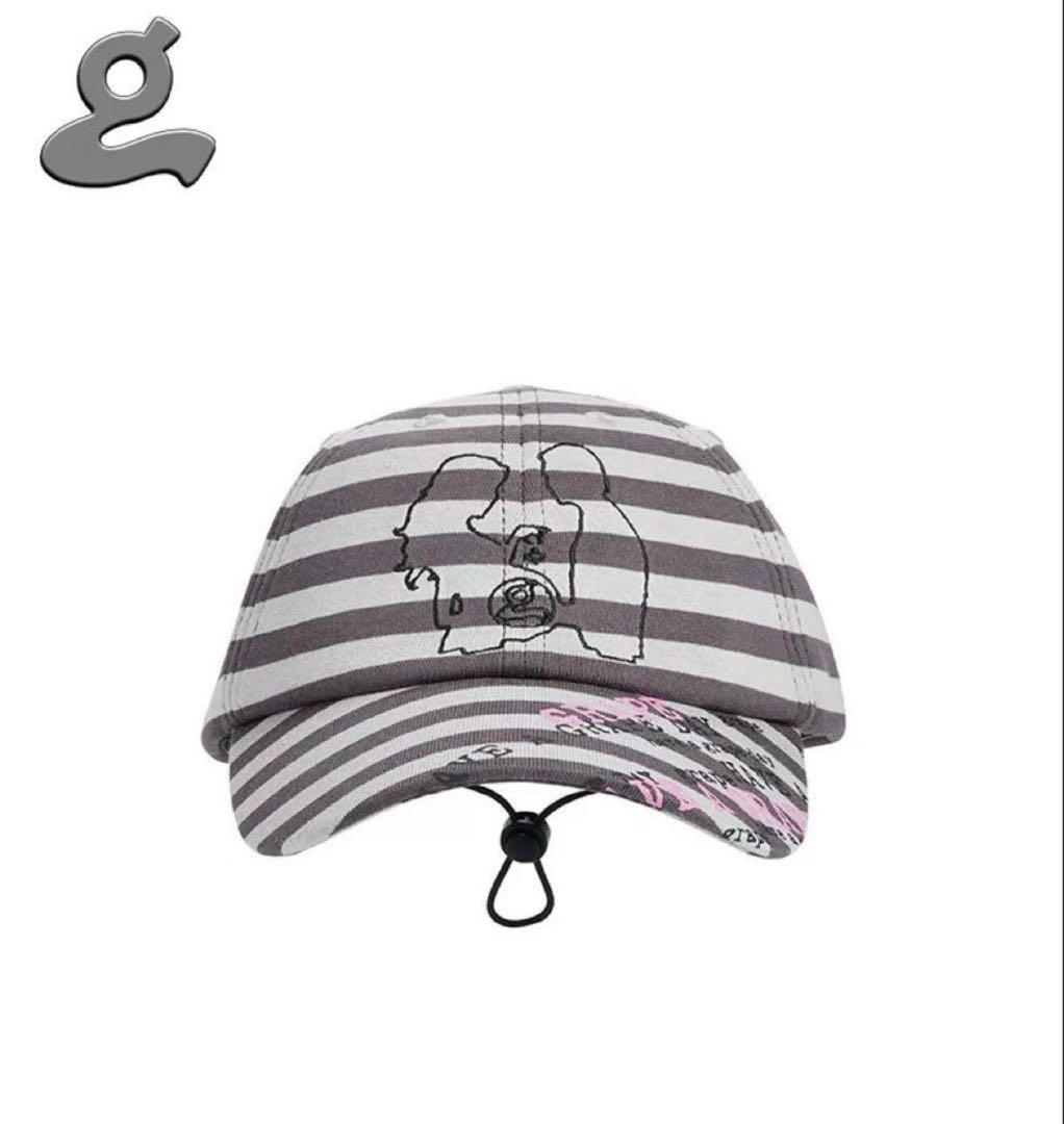 即購可GRAPE PRINTED STRIPED CAP