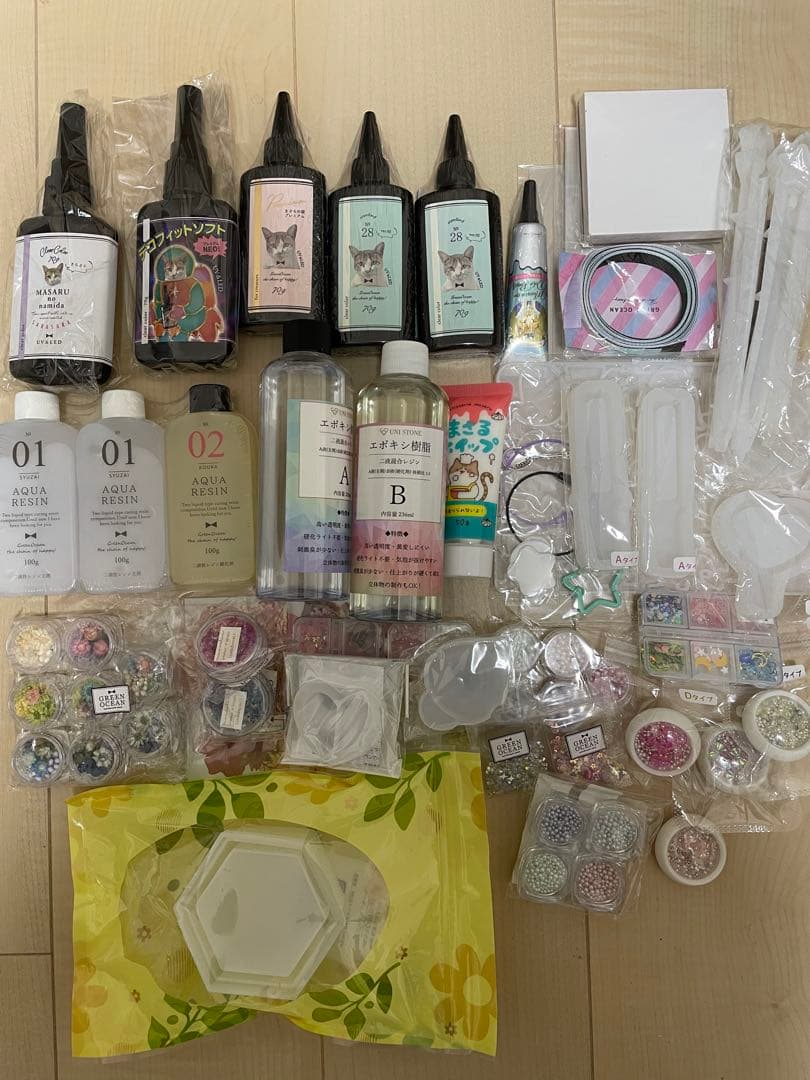 【まとめ売り】ハンドメイドパーツ レジン関係