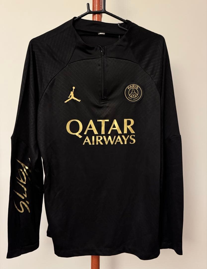 パリサンジェルマン ドリルトップ セットアップ 黒金