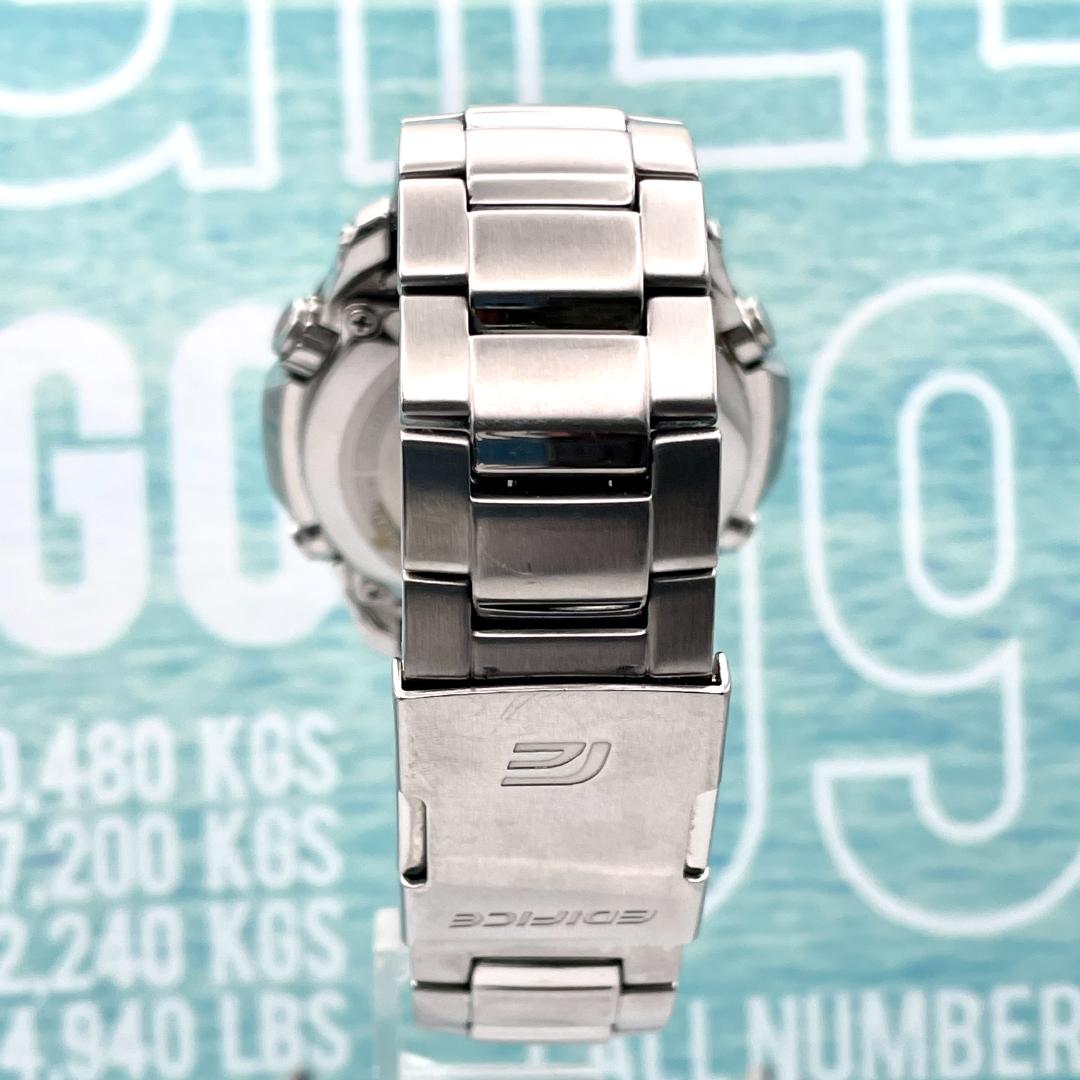 カシオ エディフィス EQW 電波ソーラー クロノグラフ メンズ時計 ステンレス