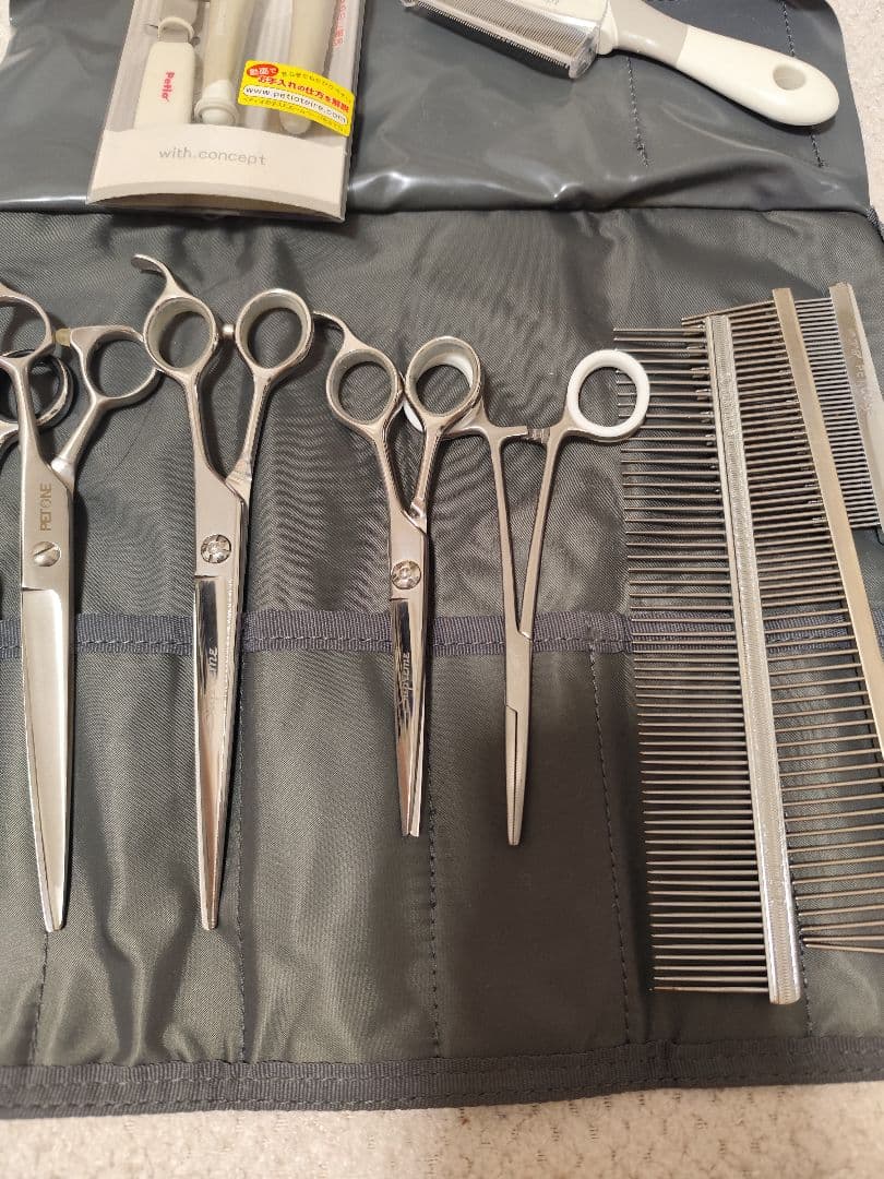 トリミング　シザー　犬　セット