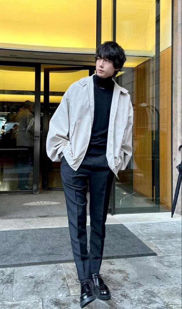 PRADA FW23 ラフシモンズ　RAFSIMONS 坂口健太郎　ボンバー