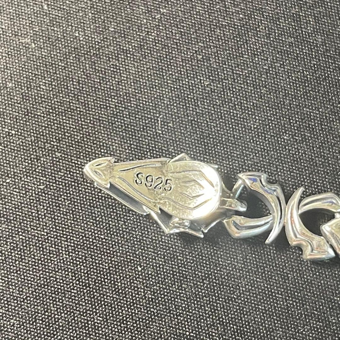 925スターリングシルバー レトロ＆ディストレストスタイルの 新しいブレスレット