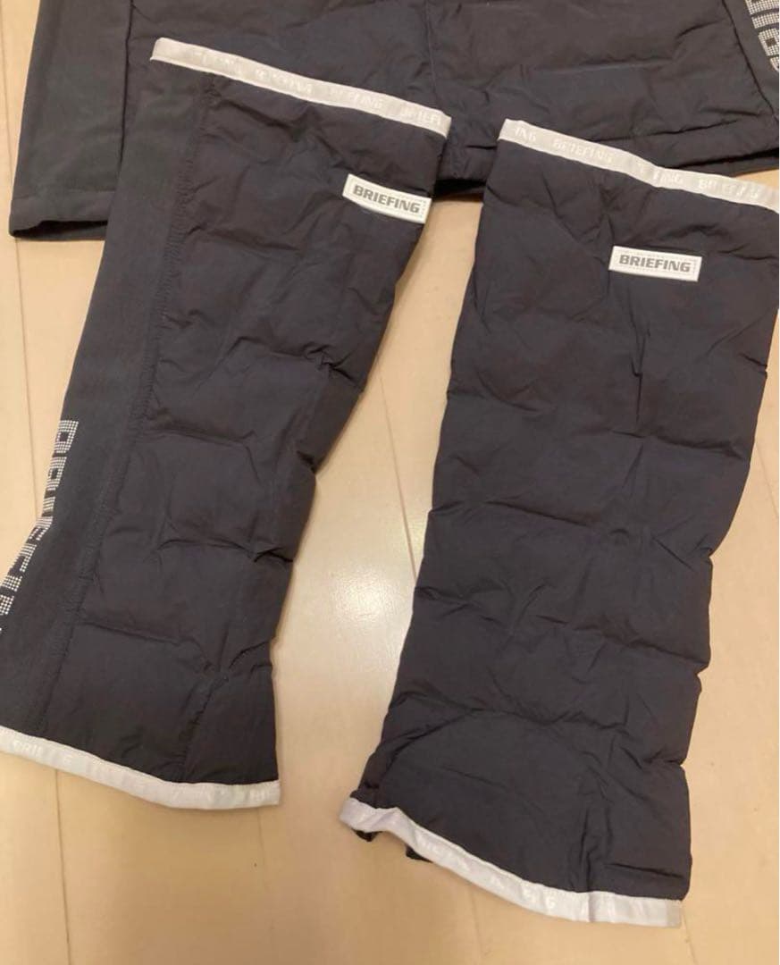 一回使用　BRIEFING レッグウォーマー　グレー
