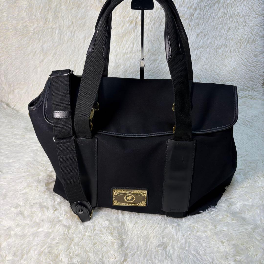 Hunting World メッセンジャーバック　2way 保存袋付き