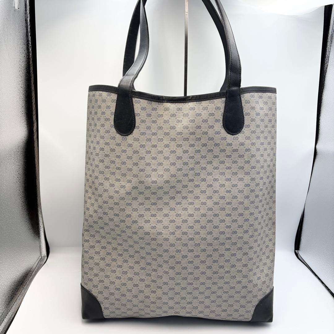 オールドグッチ トートバッグ シェリーライン インターロッキング PVC 本革