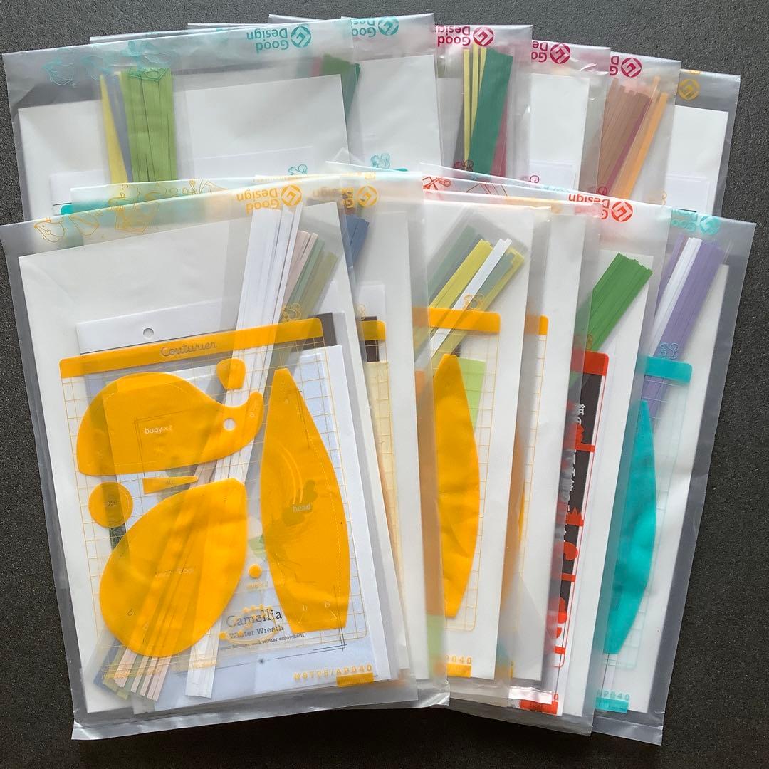 【お値下げ】フェリシモ　ペーパクイリングキット　12ヶ月分