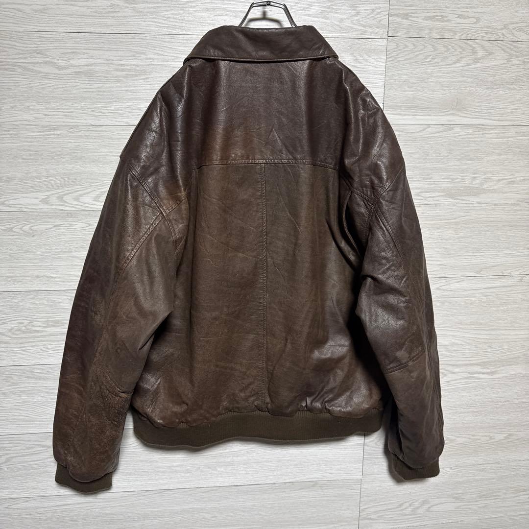 90s Wilsons A-2 本革 レザージャケット ビックフライトジャケット