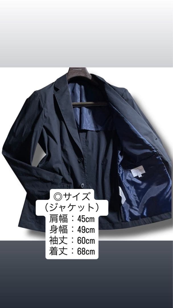 極美品】ジョゼフオム JOSEPH HOMME レザージャケット 羊革 ネイビー