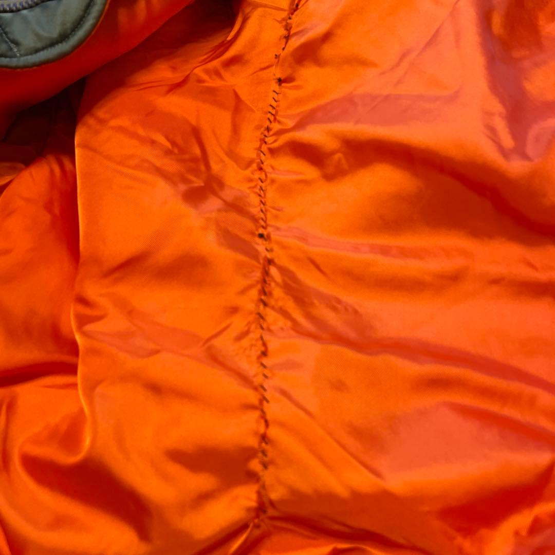 MA-1 米軍　当時物　破れ、補修が多数　サイズ不明