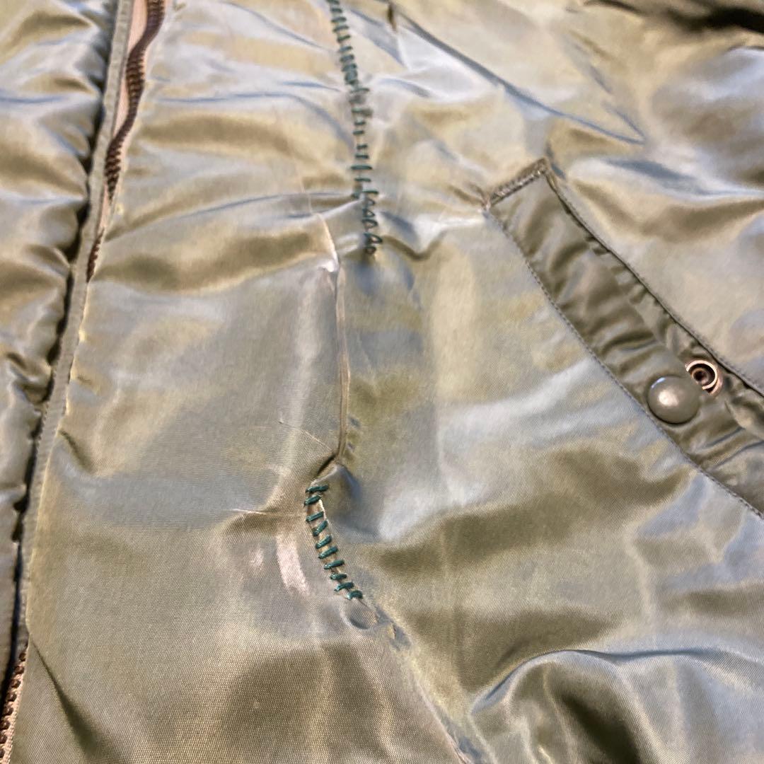 MA-1 米軍　当時物　破れ、補修が多数　サイズ不明