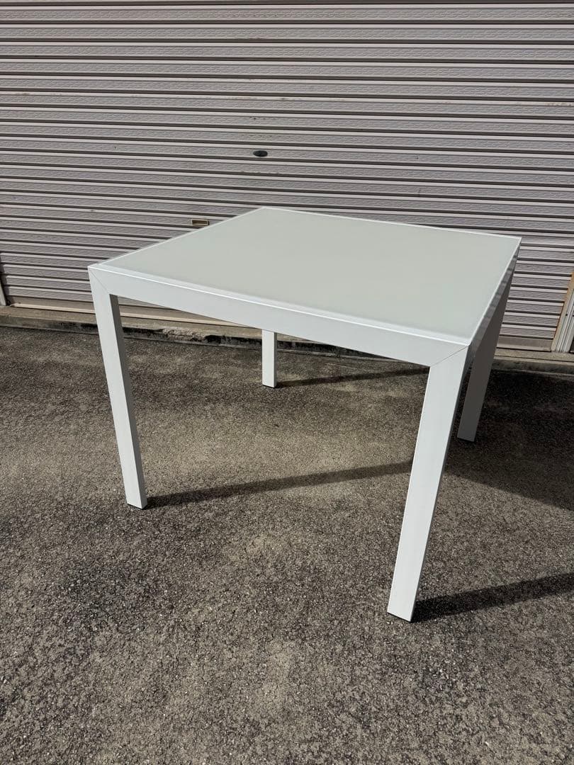 ダイニングテーブル 伸長 カリガリス ガラステーブル KEYテーブル