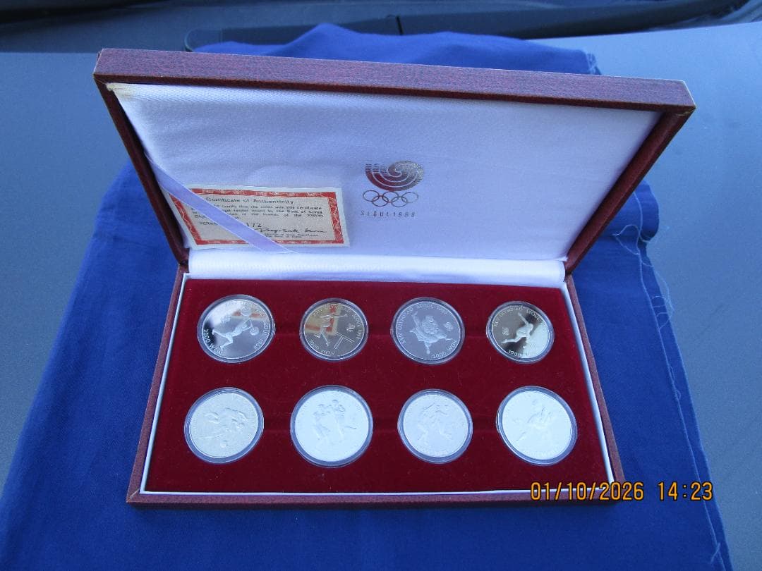 韓国　ソウル1988オリンピック記念硬貨セット　プルーフ