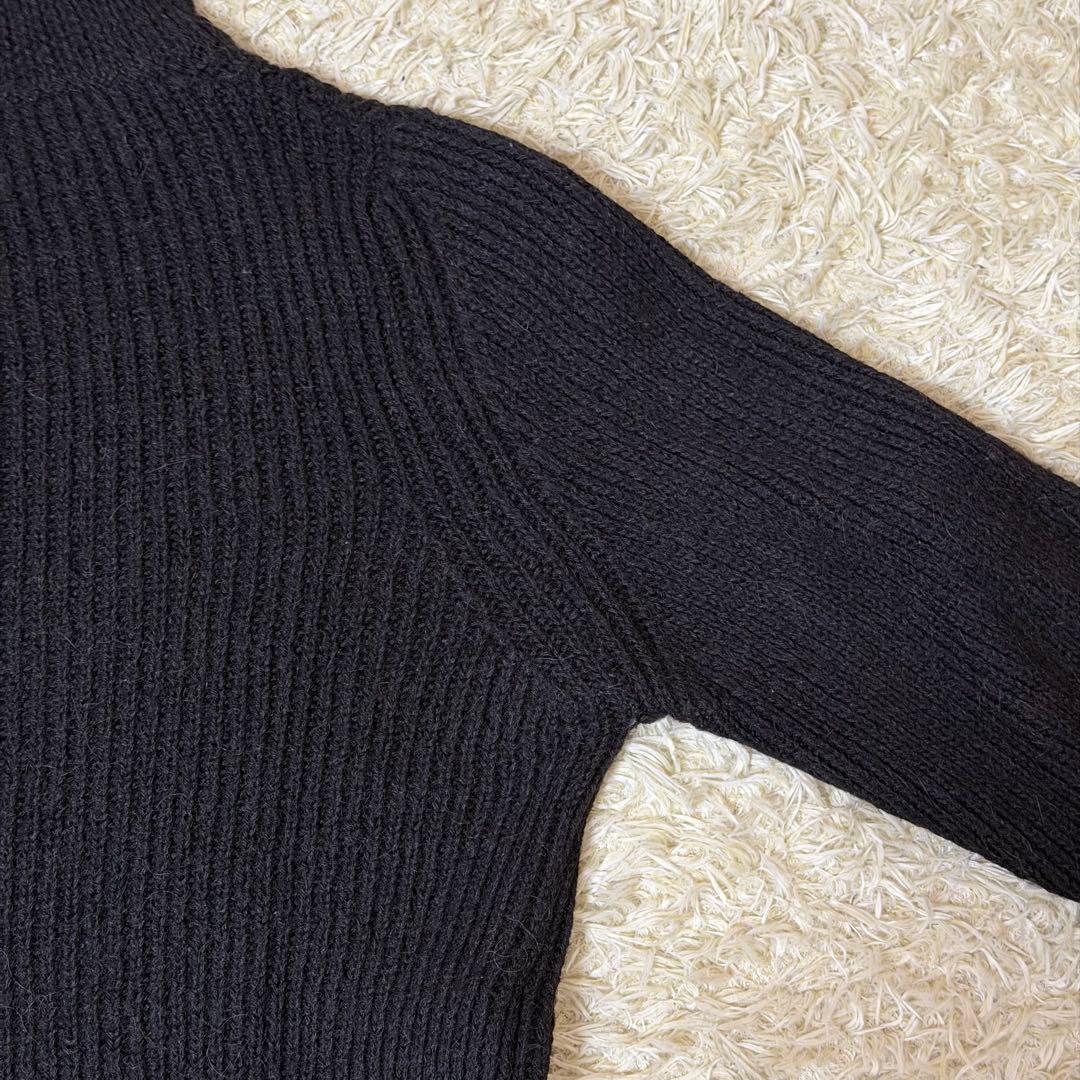 ☆美品☆GUCCI グッチ　タートルネックニット　アルパカ100% ブラック　S