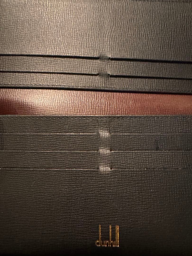 【極美品】dunhill ダンヒル　黒　長財布