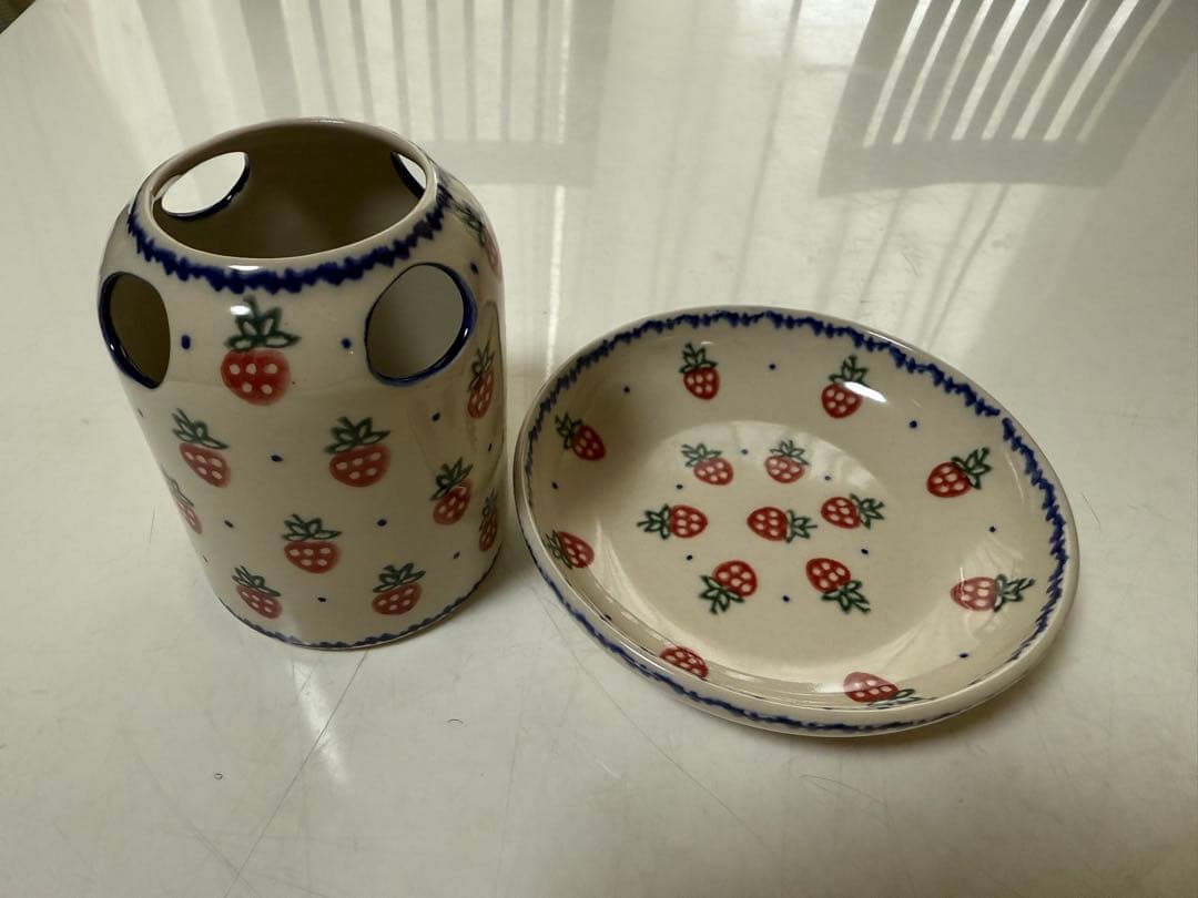 ポーリッシュポタリー ポーランド食器 新品未使用品 いちご