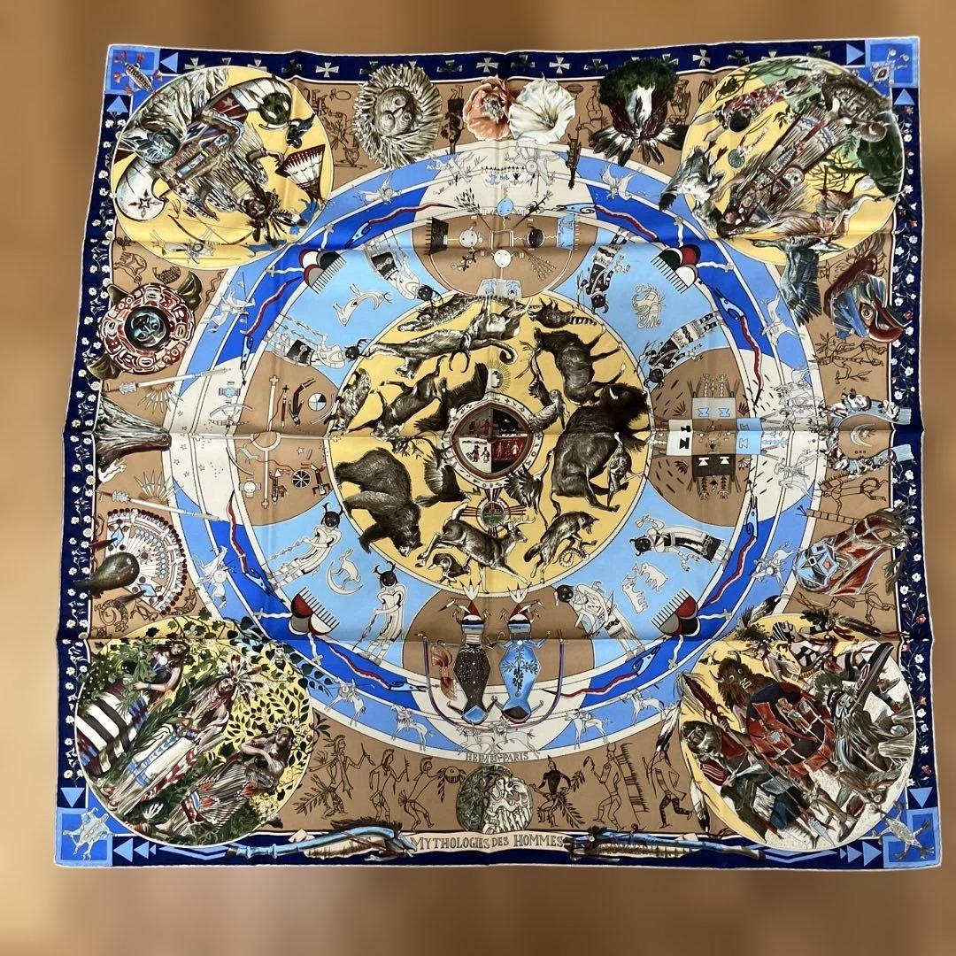 【HERMES】 エルメス カレ90 スカーフ