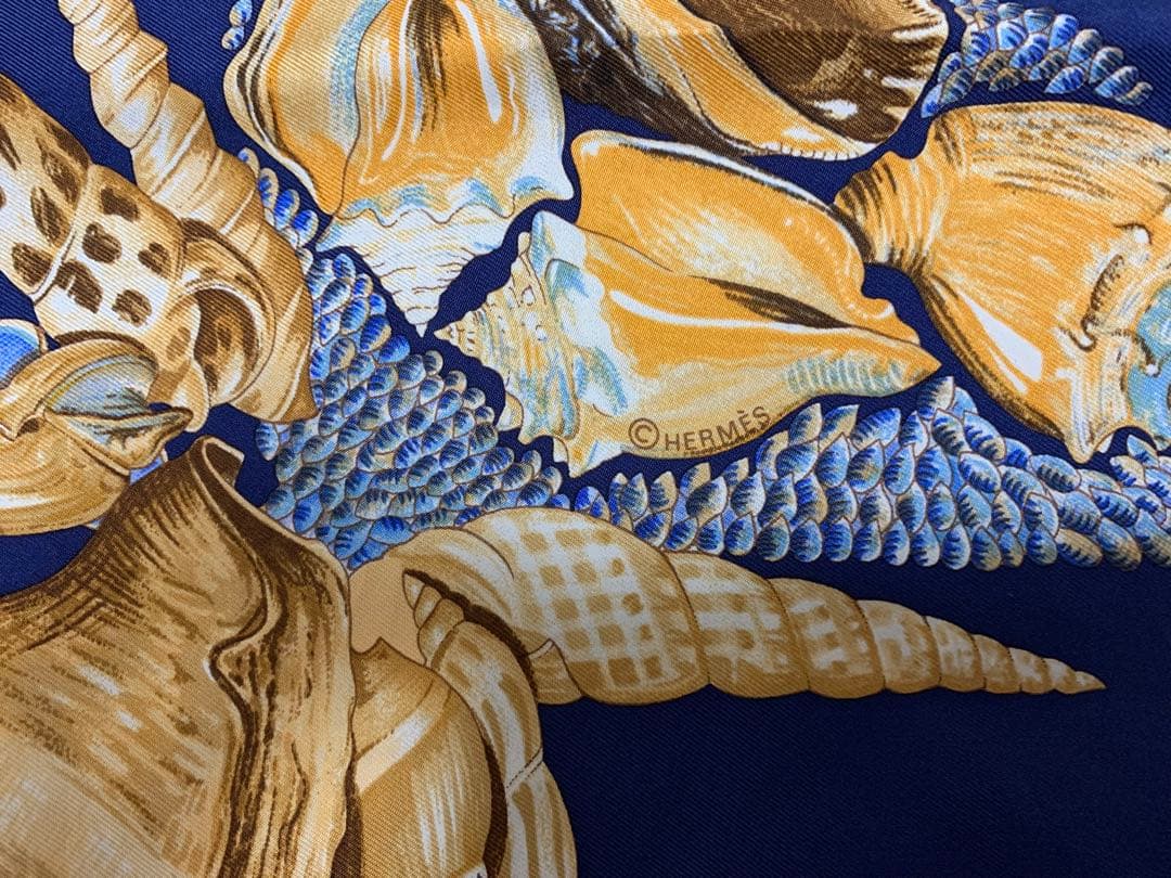 HERMES エルメス カレ90 Rocaille ロカイユ スカーフ