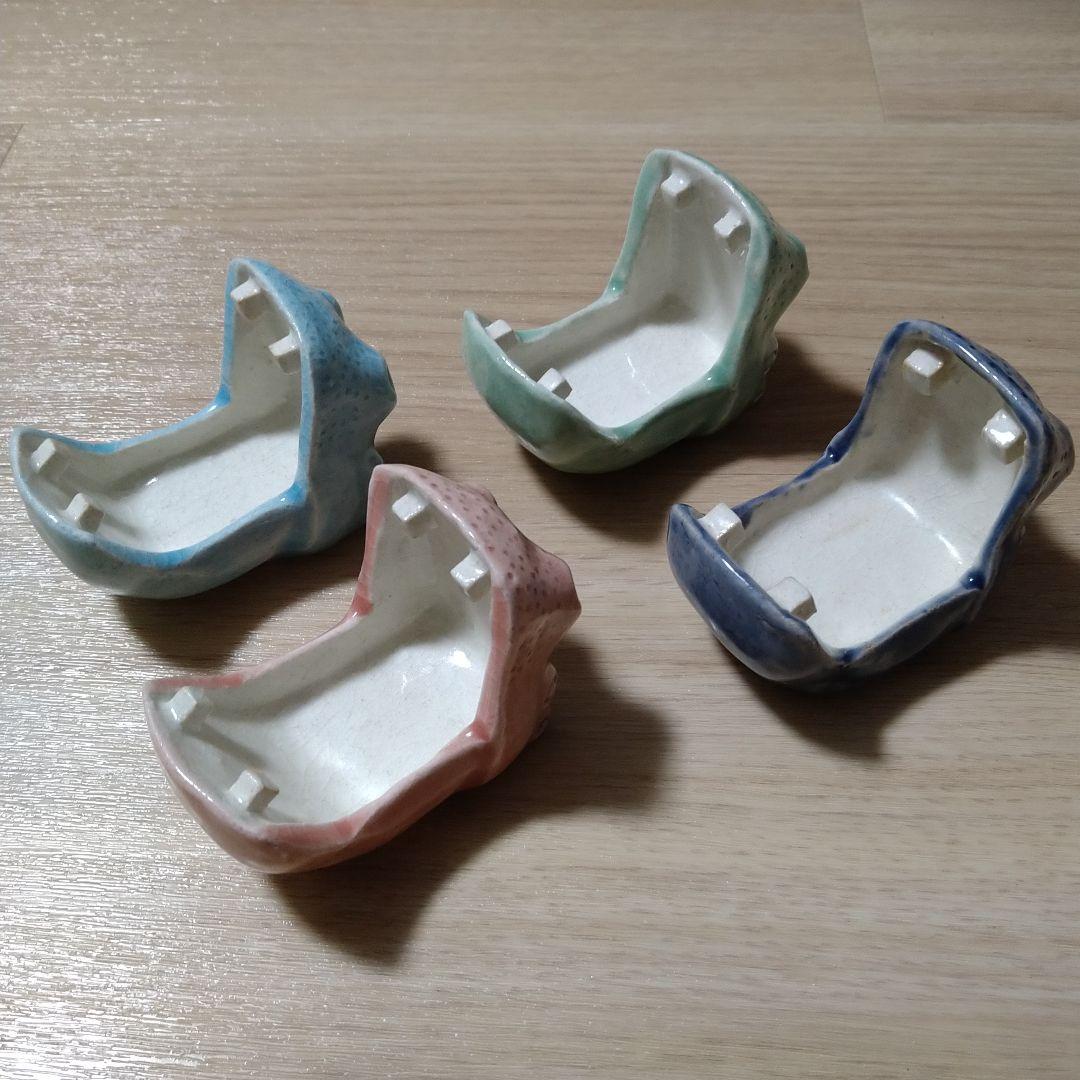 未使用 ま工房 カバの豆皿 4点セット