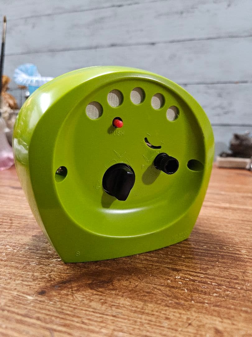 ヴィンテージ CITIZEN 手巻きの目覚まし時計 スペースエイジ レトロポップ