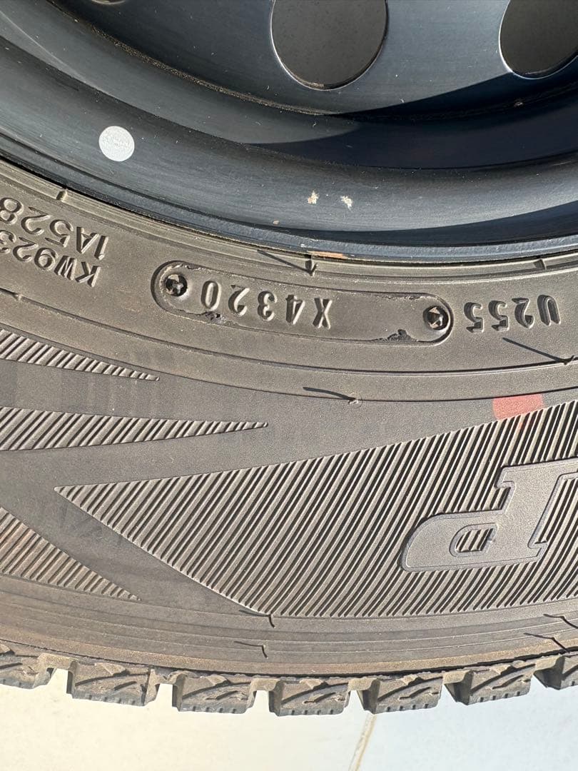 ②9部山 純正 ハイエース スタッドレス ダンロップ 195 80 R15