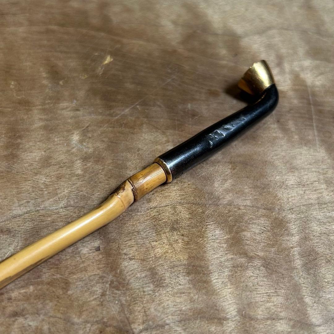 煙管 キセル 村田 k22刻印 金 銀四分一 煙草 k18