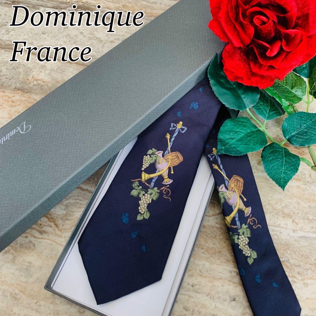 N339 新品未使用 ドミニックフランス 定価105,000円 ネクタイ メンズ