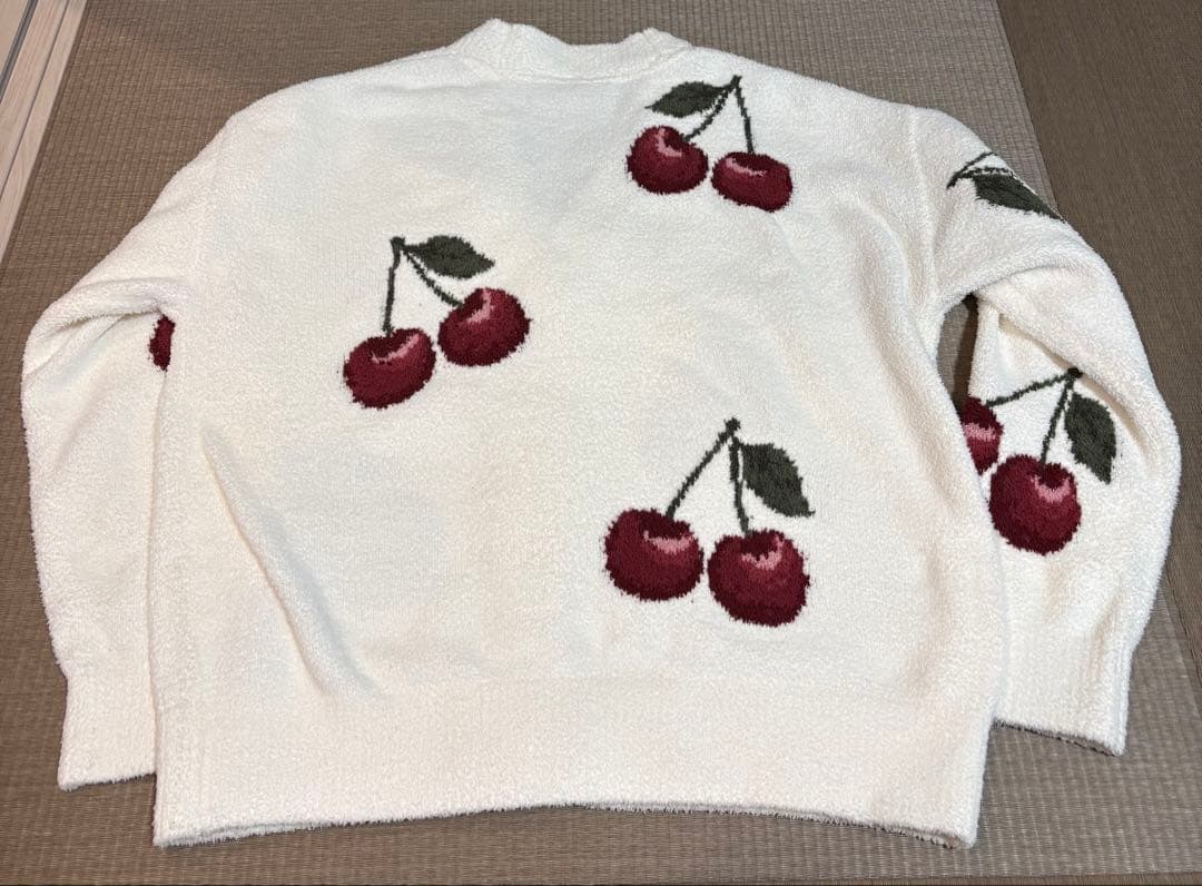 gelato pique チェリージャガードカーディガン