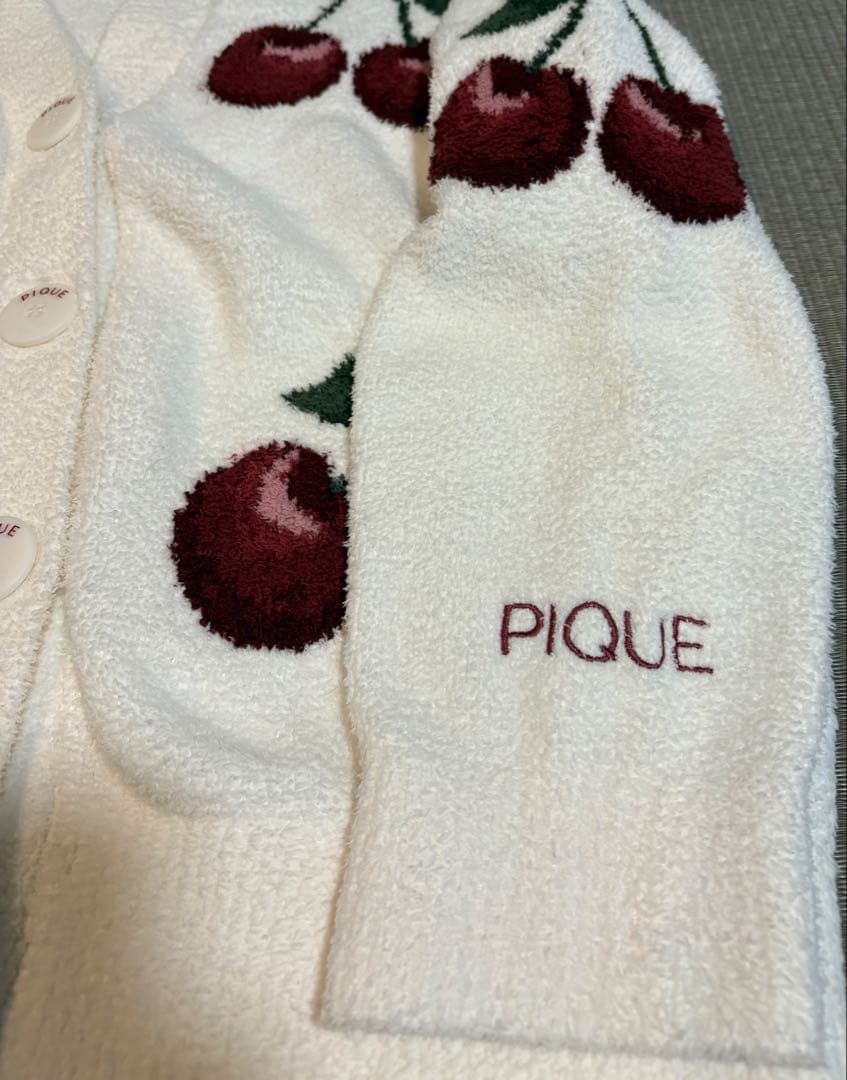 gelato pique チェリージャガードカーディガン