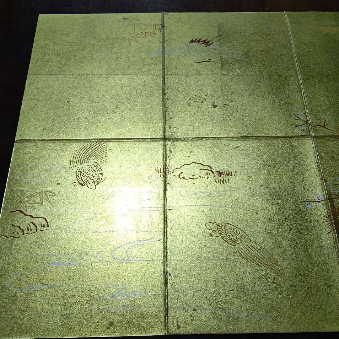 香道具志野流　地敷　金　銀　両面使い