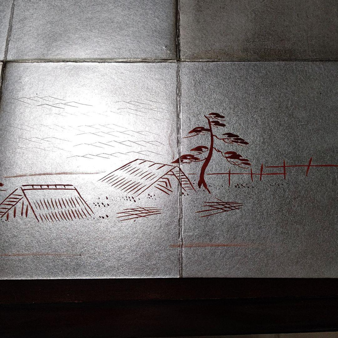 香道具志野流　地敷　金　銀　両面使い