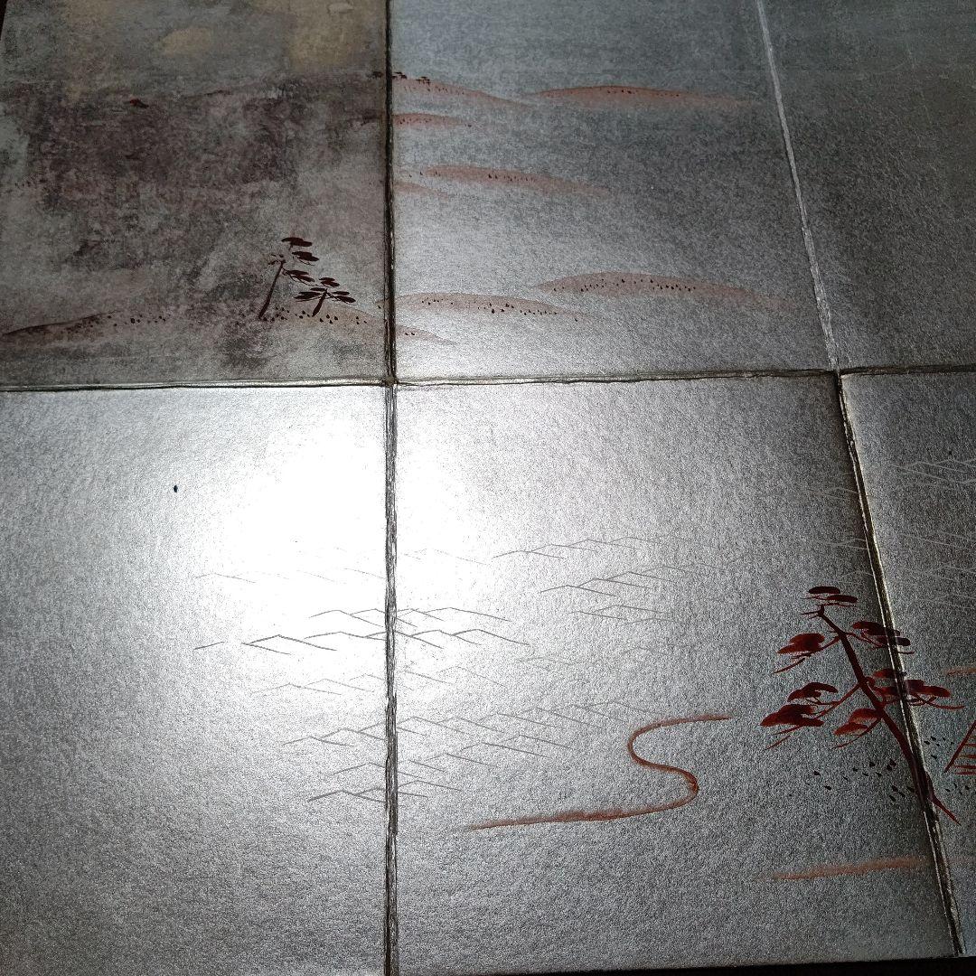 香道具志野流　地敷　金　銀　両面使い