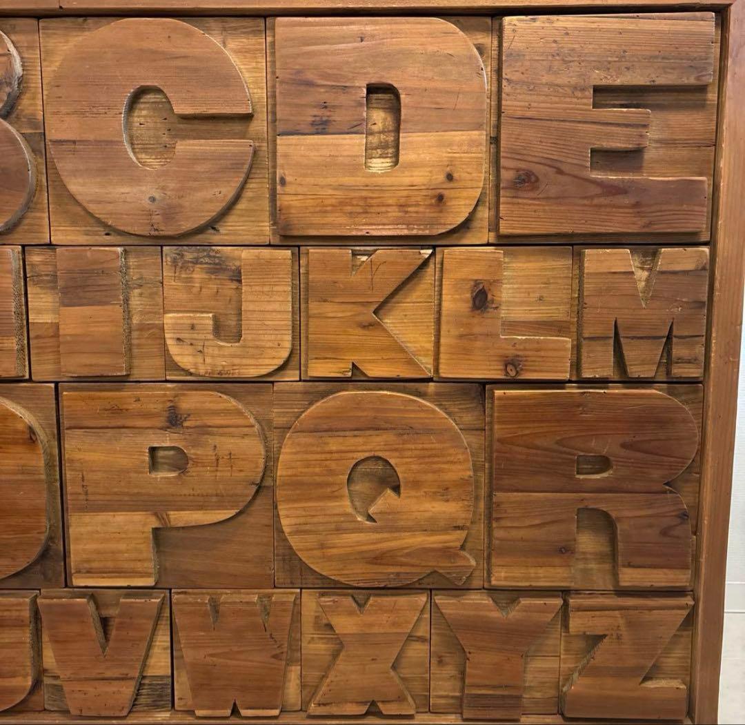 くりぼうさん専用　　ABCチェスト　アルファベット　キャビネット