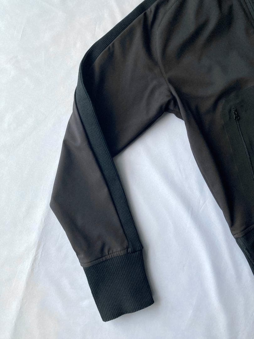 コムデギャルソン シャツ 黒 フード付きブルゾン