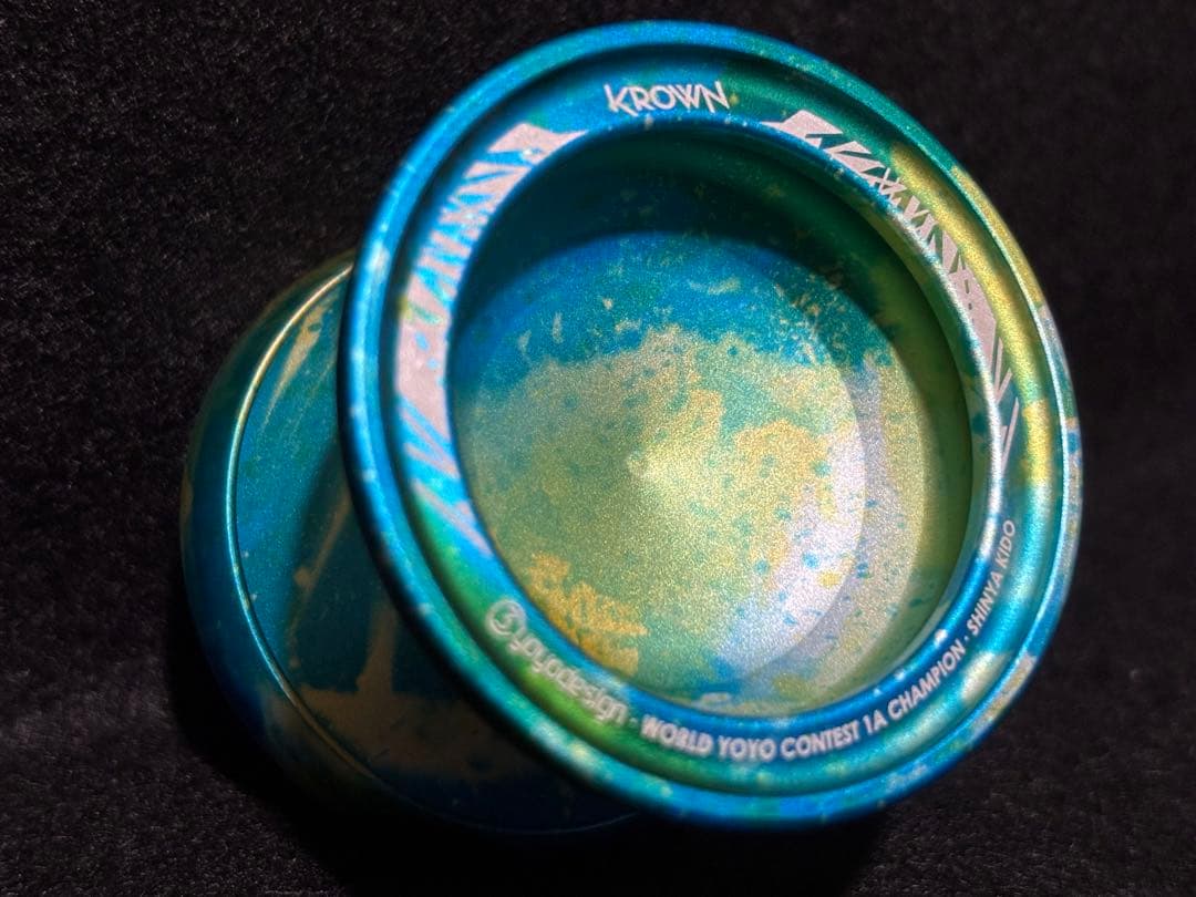 C3yoyodesign Krown Finger Spin 美品 廃盤 希少