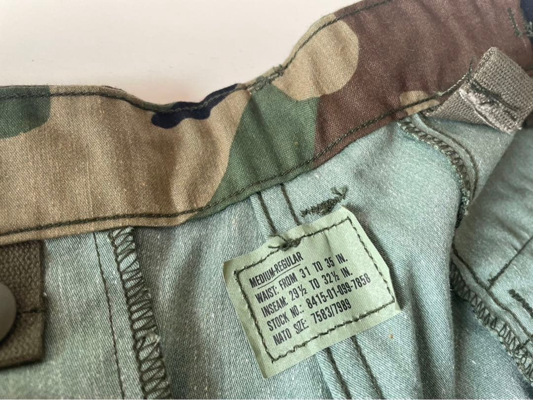 DEAD◎\"87 米軍実物 USアーミー M65 迷彩カモカーゴパンツ M-R◎
