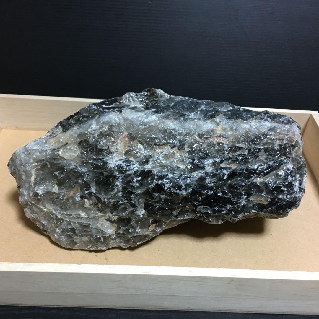 モリオン 純天然 黒水晶 原石　約3.9Kg
