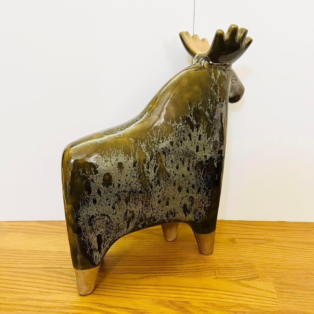 【リサラーソン/STORA ZOO/ヘラジカ】北欧/大きな動物園/修復済