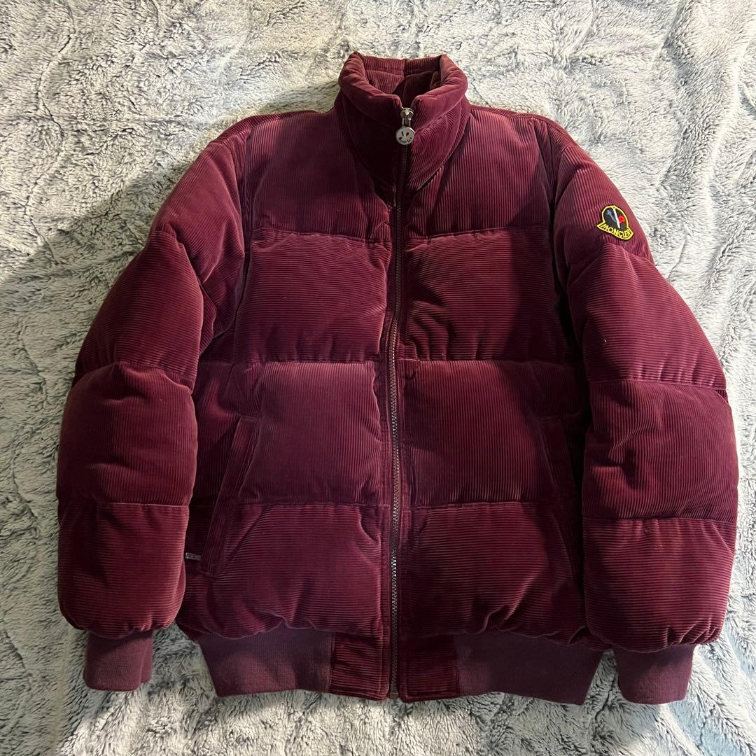 【激レア】モンクレール　コーデュロイ　ダウンジャケット　ヴィンテージ　アシックス