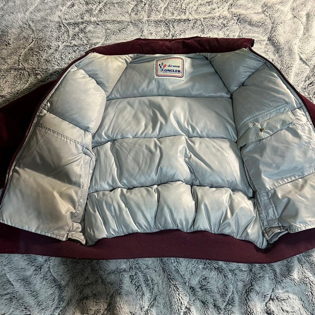 【激レア】モンクレール　コーデュロイ　ダウンジャケット　ヴィンテージ　アシックス