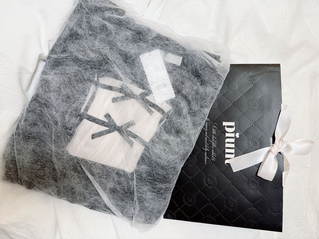 新品 pium クロステープバイカラーティアードワンピース