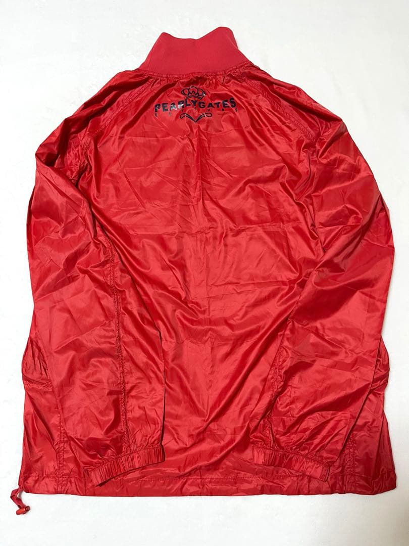 【訳あり】【PEARLY GATES】サイズ6赤＊ツインスニード＊シャカシャカ