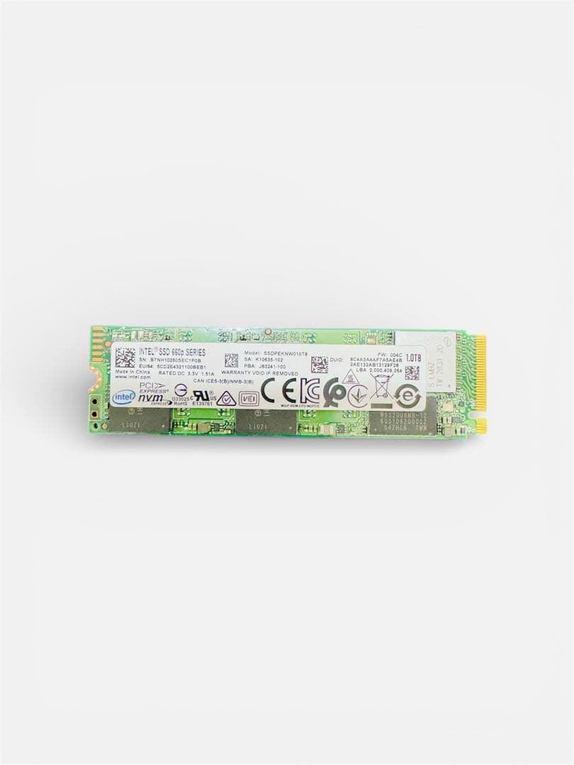 a*a様 【極上品】Intel M.2 SSD 1TB NVMe（健康98%／使