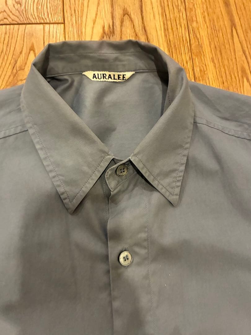 AURALEE ビッグハーフスリーブシャツ