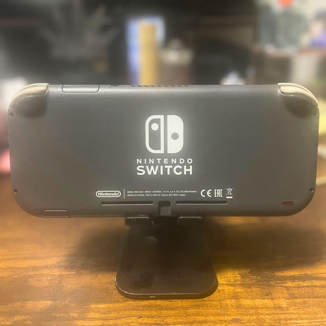 Nintendo Switch Lite グレー 本体 カバー付き