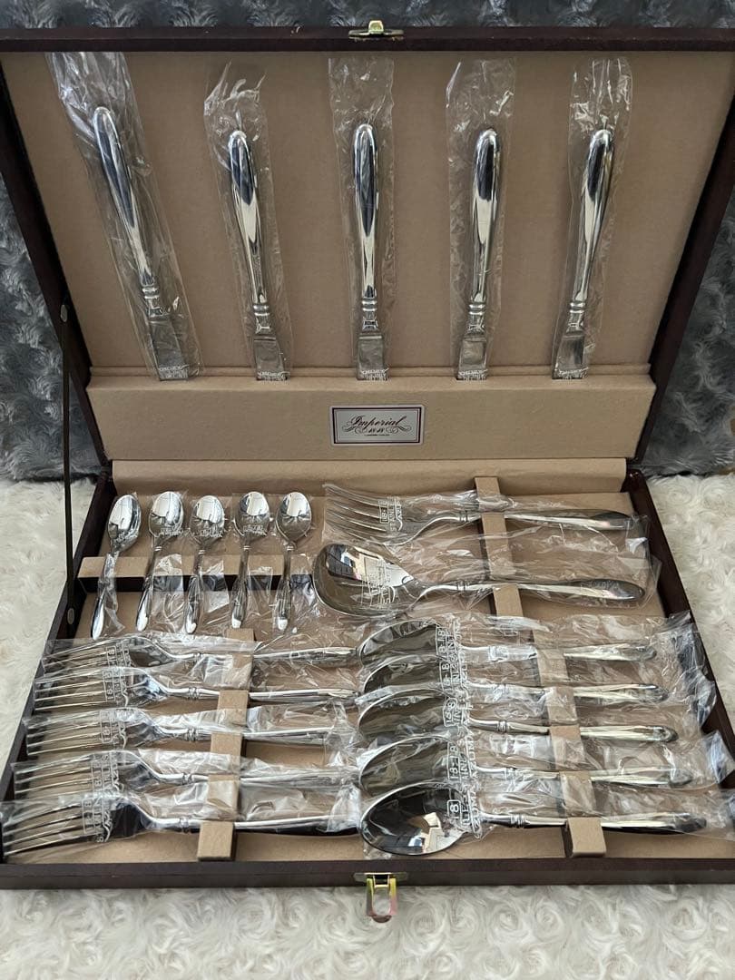 アズマ　カトラリーセット　インペリアル 18-18 ディナーセット〈22本〉③