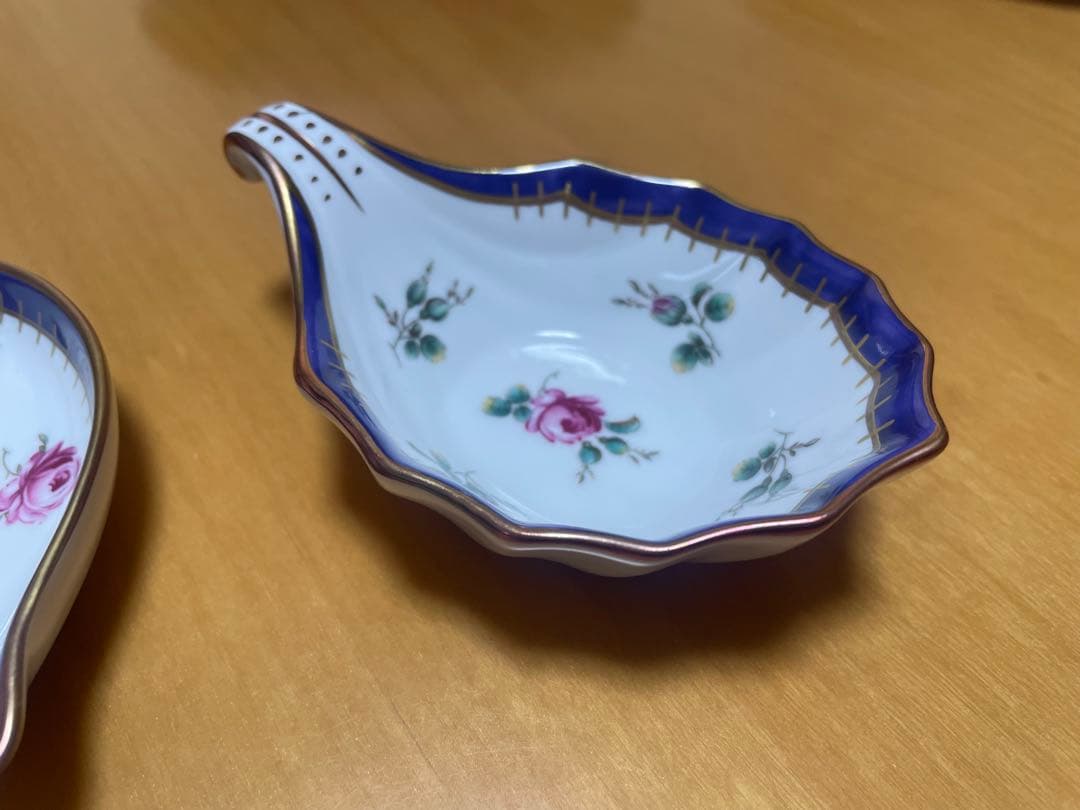 リチャードジノリ プリンセスローズ スワンディッシュ スプーンレスト