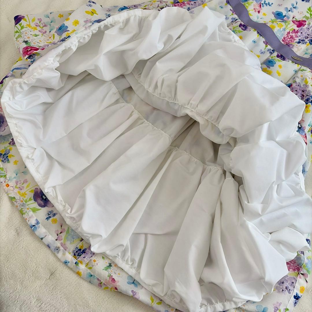 アナスイ ミニ⭐︎ノースリーブ 水彩花柄ワンピース　145〜155㎝