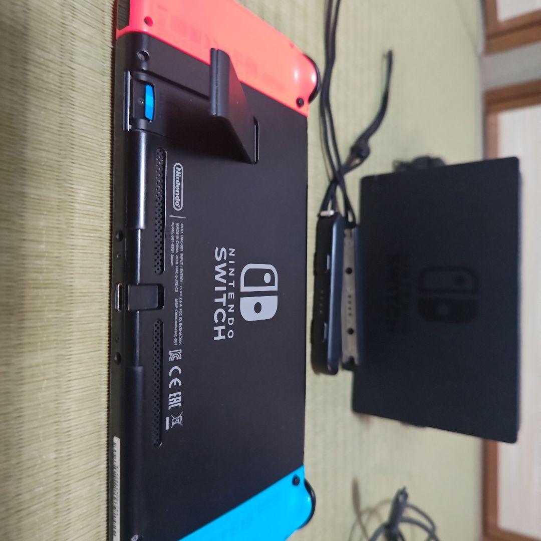 ジャンク　Nintendo Switch ネオンブルー/レッド 本体