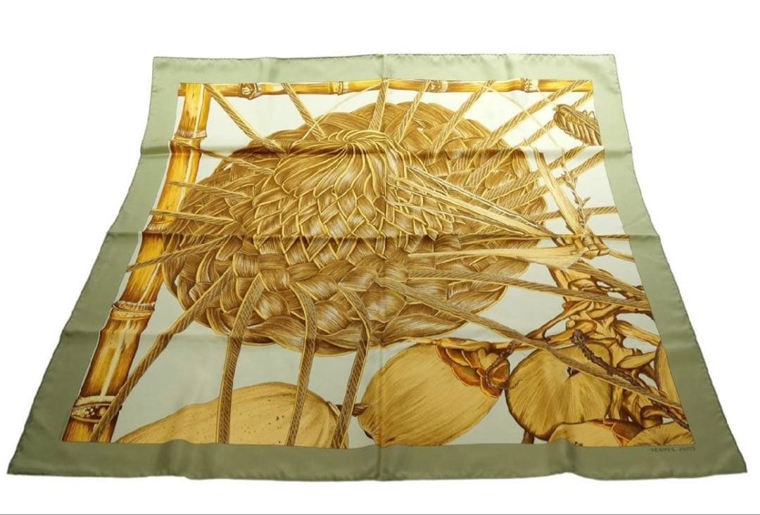 エルメススカーフ「Jardin Creole（クレオールの楽園）」